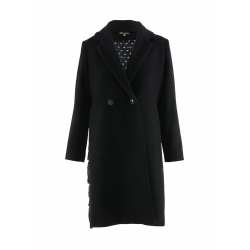 Black Coat With Sequins On The Back Mimita