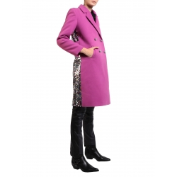 Pink Coat With Multicolored Sequins Mimita