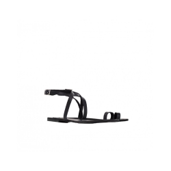 Black leather sandals Meekee