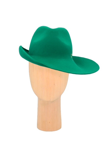 Palarie verde din fetru DeCorina Hats