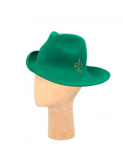 Palarie verde din fetru DeCorina Hats
