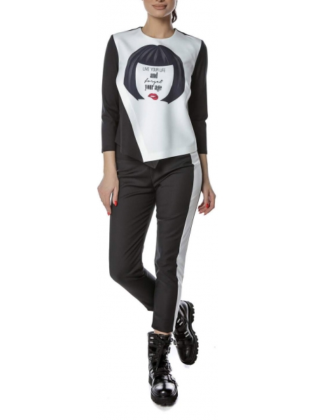 Black slim trousers Entino