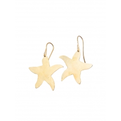 Starfish brass earrings Mesteshukar Butiq