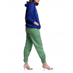 Green cotton trousers HFS Structural Andrea Szanto