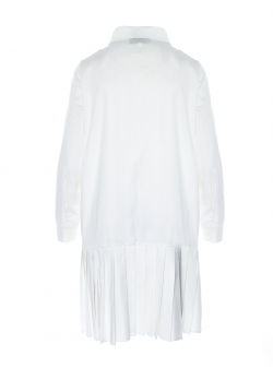 White cotton shirt dress Iheart