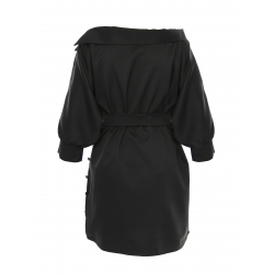 Black dress with asymmetric collar Iheart