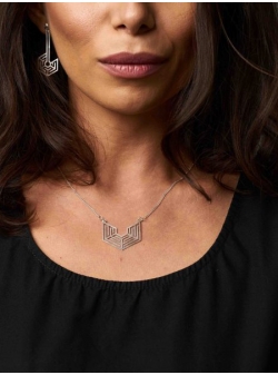 Silver earrings Maia Bizar Concept