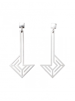 Silver earrings Brisa Bizar Concept