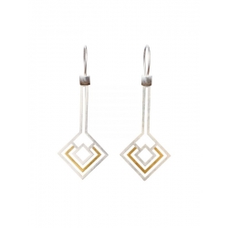 Silver earrings Aora Bizar Concept