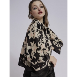 Silk shirt with floral print Larisa Dragna