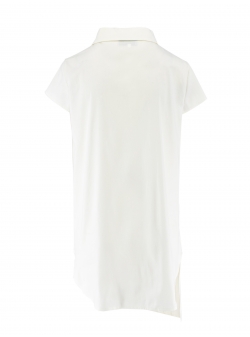 White asymmetric cotton dress Iheart