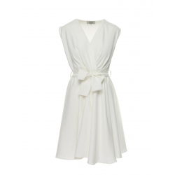 Sleeveless white midi dress Iheart