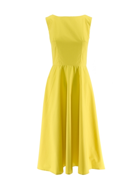 Yellow midi cottom dress Iheart