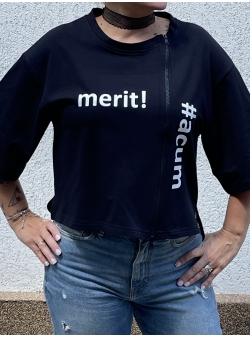 Tricou negru cu imprimeu Merit Morphing Dose