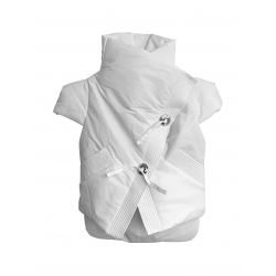 White vest with asymmetric fastening Edita Lupea