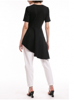 Black asymmetric blouse Iheart