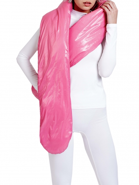 Pink slicker scarf Z Puffers