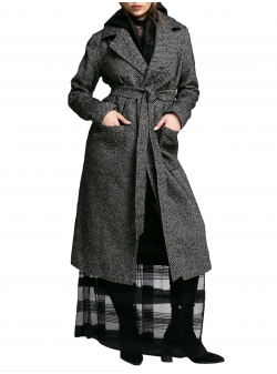 Black coat with detachable hood Larisa Dragna
