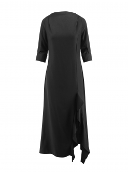 Black maxi dress Larisa Dragna