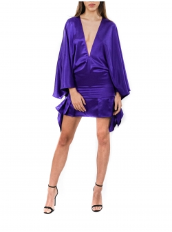 Purple mini dress Diana Marin