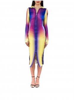 Multicoloured printed dress Diana Marin