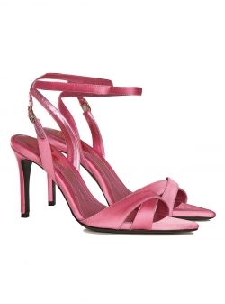 Pink satin sandals Ginissima