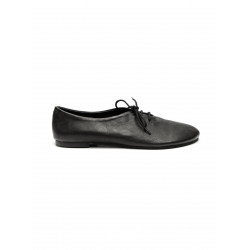 Black leather shoes Flake Meekee
