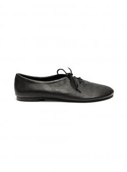 Black leather shoes Flake Meekee