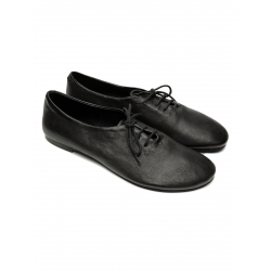 Black leather shoes Flake Meekee