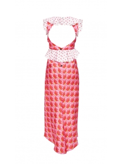 Pink dress with ruffles Summer Breeze Parlor