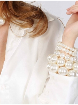 Pearl bracelets set Zoe Theodorescu