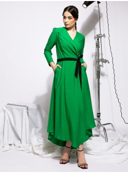 Green maxi dress Larisa Dragna