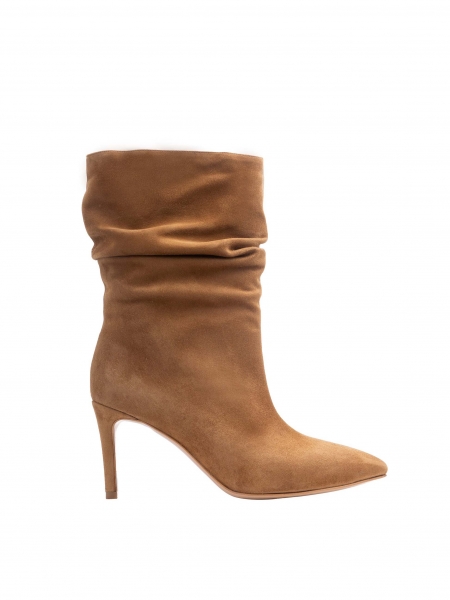 Brown suede boots Ginissima
