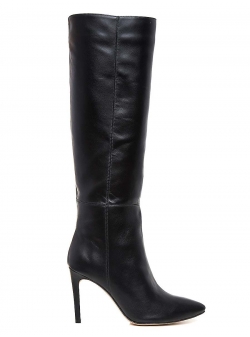 High black leather boots Ginissima