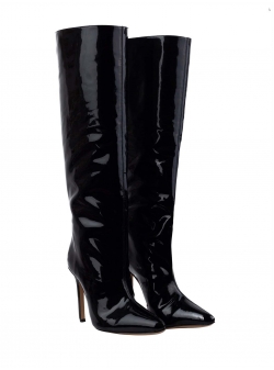 High lacquered boots Ginissima