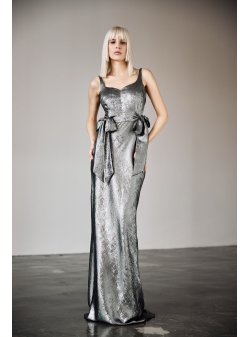 Rochie lunga Silver Glow Parlor
