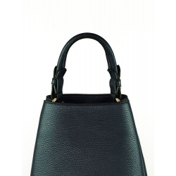 Blue leather bag Alice S Caresta