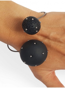 Adjustable bracelet Two Spheres Maria Filipescu