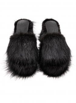 Black fur slides Jagg Meekee