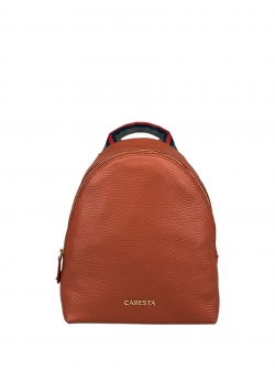 Leather backpack Melissa Brick Caresta