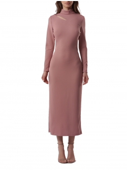 Pink long sleeved dress Manopera Studio