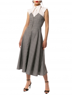 Rochie midi in carouri Larisa Dragna