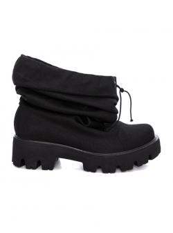 Black fabric boots Set Meekee