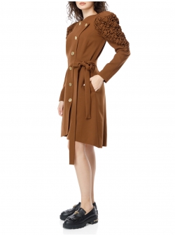 Rochie midi maro Florentina Giol