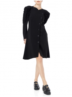 Black midi dress Florentina Giol
