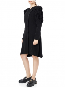 Black midi dress Florentina Giol