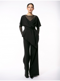 Black kimono blouse Larisa Dragna