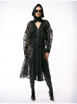 Midi organza dress Larisa Dragna