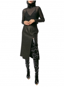 Midi wool skirt Larisa Dragna