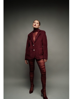 Burgundy cloth jacket Ramelle